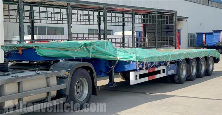 4 Axle 100 Ton Low Loader Trailer for Sale In Philippines
