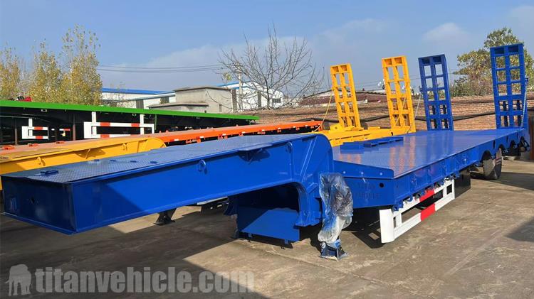 4 Axle 100 Ton Low Loader Trailer for Sale In Philippines