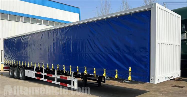 3 Axle Curtain Side Trailer for Sale In Panama