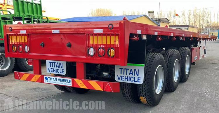 TITAN 45 ft Flatbed Semi Trailer for Sale In Costa Rica