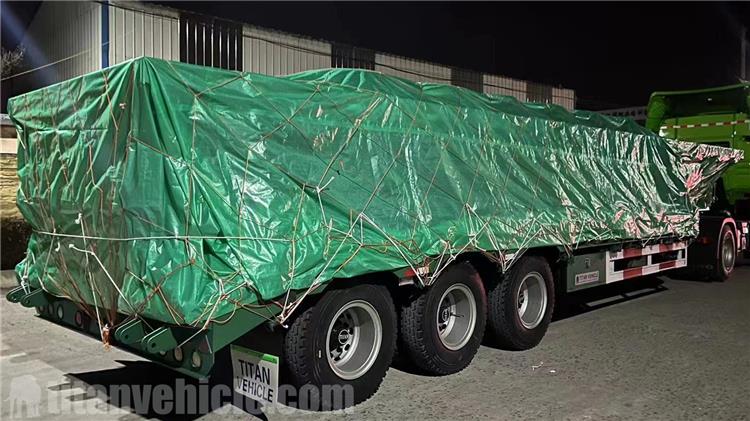 80 Ton Low Loader Trailer and Tri Axle Trailer for Sale In Uruguay | TITAN VEHICLE