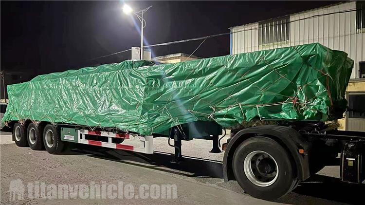 80 Ton Low Loader Trailer and Tri Axle Trailer for Sale In Uruguay | TITAN VEHICLE