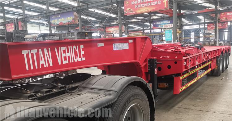 3 Axle 80 Ton Low Bed Trailer for Sale In Guyana GYGEO