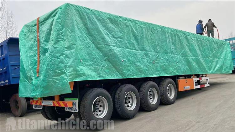 4 Axle 43 ft Flatbed Semi Trailer for Sale In Abidjan, Ivory Coast