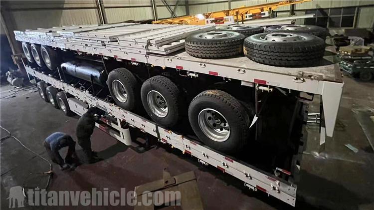 Tri Axle 60 Ton Side Wall Semi Trailer for Sale In Philippines