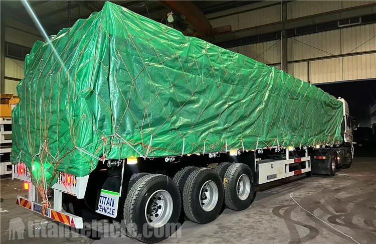 Tri Axle 60 Ton Side Wall Semi Trailer for Sale In Philippines