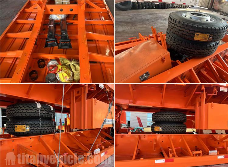 12.5m Tri Axle Flatbed Trailer for Sale In Ghana Accra