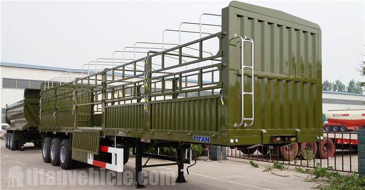 60 Ton Fence Cargo Semi Trailer for Sale in Oman