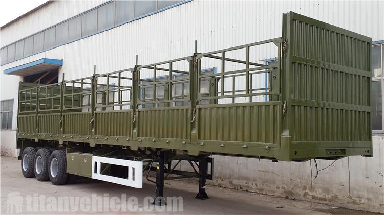 60 Ton Fence Cargo Semi Trailer for Sale in Oman