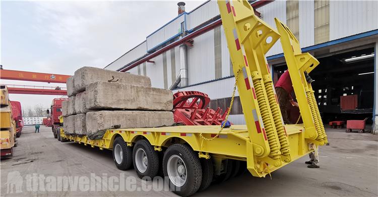 150 Ton Removable Gooseneck Trailer for Sale In Tanzania