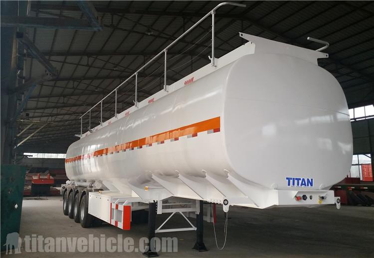 4 Axle 50,000 Liters Stainless Steel Tanker Trailer for Sale In Guinea