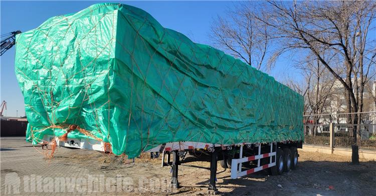 60 Ton Drop Side Trailer for Sale In Congo