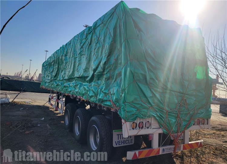 60 Ton Drop Side Trailer for Sale In Congo