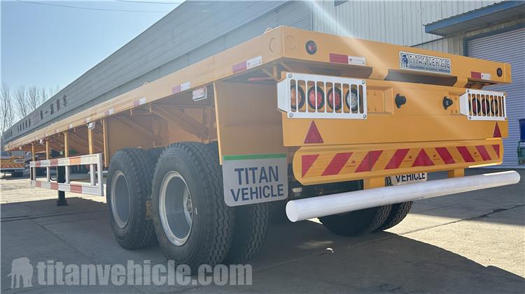 2 Axle 40 Ft Flatbed Trailer for Sale In Tanzania Dar es salaam