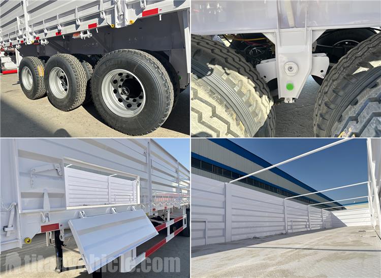 60 Ton Tri Axle Grain Trailer for Sale in Congo Kinshasa