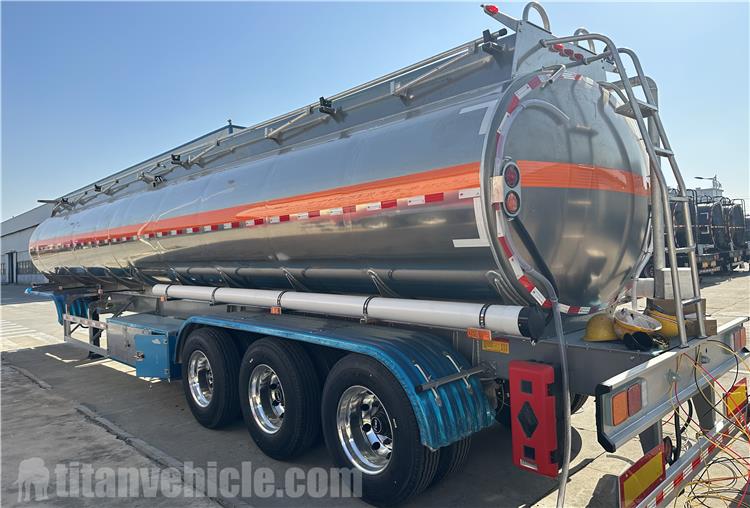 50000 Liters Aluminum Tanker Semi Trailer for Sale In Namibia