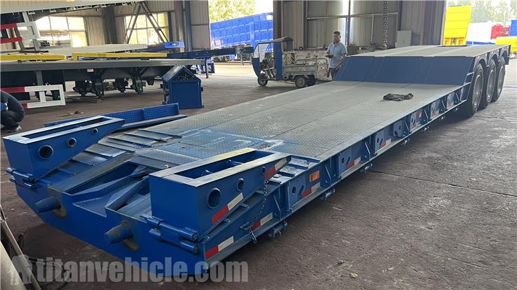 Tri Axle 60 Ton Front Loader Trailer for Sale In Guinea