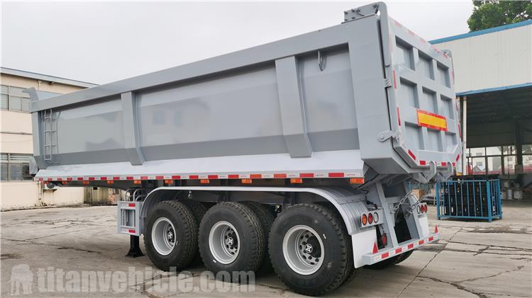 Tri Axle 60 Ton Dump Trailer for Sale In Guyana