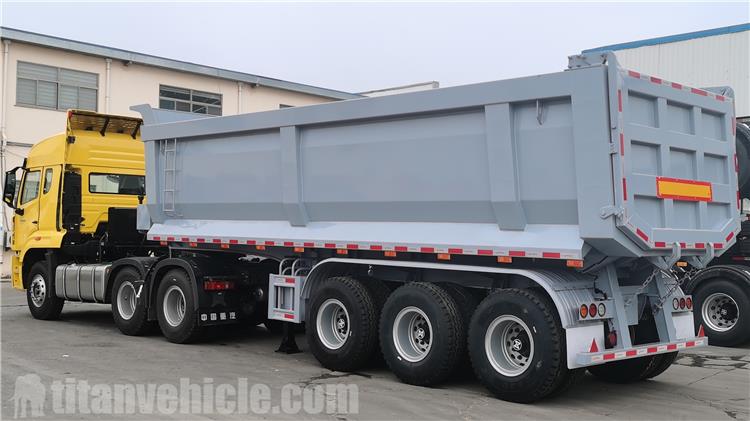 Tri Axle 60 Ton Dump Trailer for Sale In Guyana