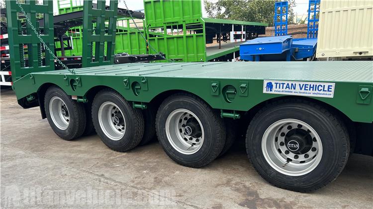 4 Axle 100 Ton Low Loader Trailer for Sale In Zimbabwe