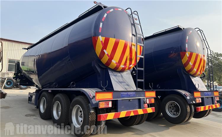 Tri Axle 40CBM Dry Bulk Trailer for Sale In Rwanda