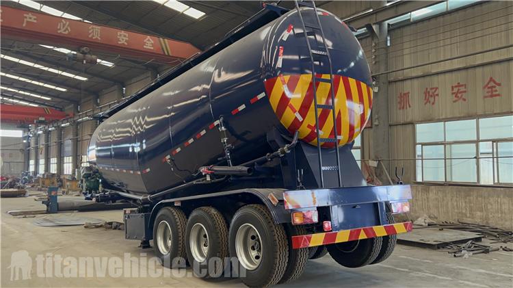 Tri Axle 40CBM Dry Bulk Trailer for Sale In Rwanda