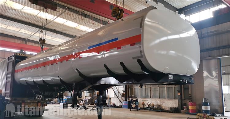 40000 Liters Palm Oil Tanker Trailer for Sale In Bolivia - TITAN VEHICLE