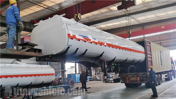40000 Liters Palm Oil Tanker Trailer for Sale In Bolivia - TITAN VEHICLE