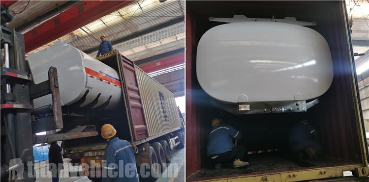 40000 Liters Palm Oil Tanker Trailer for Sale In Bolivia - TITAN VEHICLE