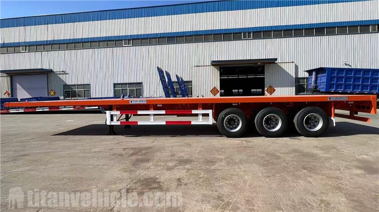 3 Axle Flatbed Semi Trailer for Sale In Ghana