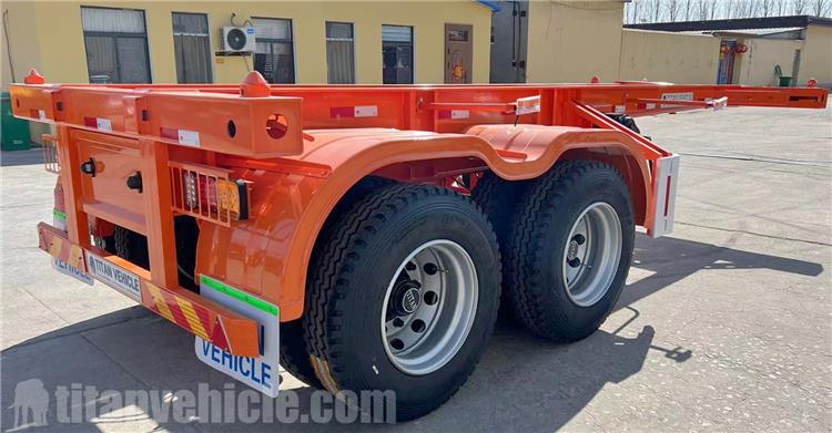 2 Axle 20 Ft Skeletal Semi Trailer for Sale In Zimbabwe