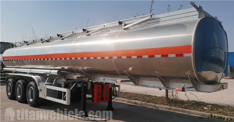 35000 Liters Aluminum Alloy Tanker Trailer for Sale In Zimbabwe