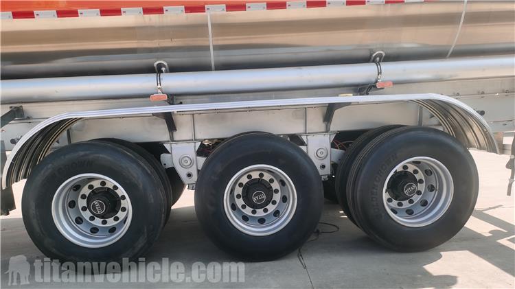 35000 Liters Aluminum Alloy Tanker Trailer for Sale In Zimbabwe