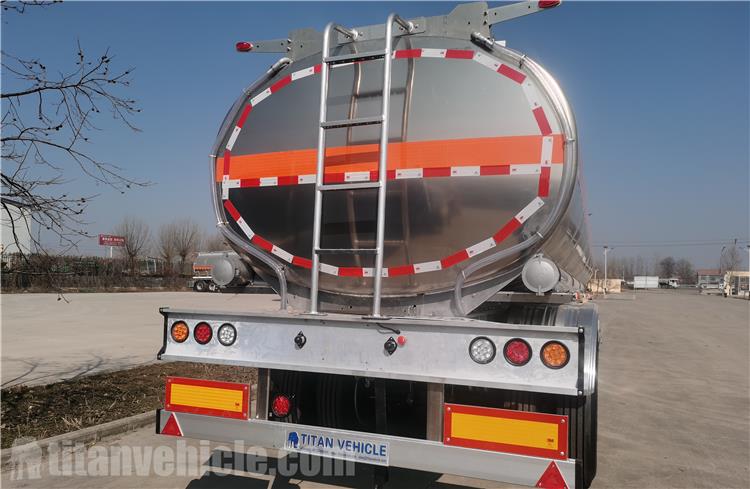 35000 Liters Aluminum Alloy Tanker Trailer for Sale In Zimbabwe