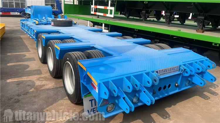 Tri Axle 80 Ton Excavator Trailer for Sale In Tanzania