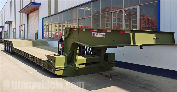 4 Axle 100 Ton Removable Gooseneck Trailer for Sale In Malawi