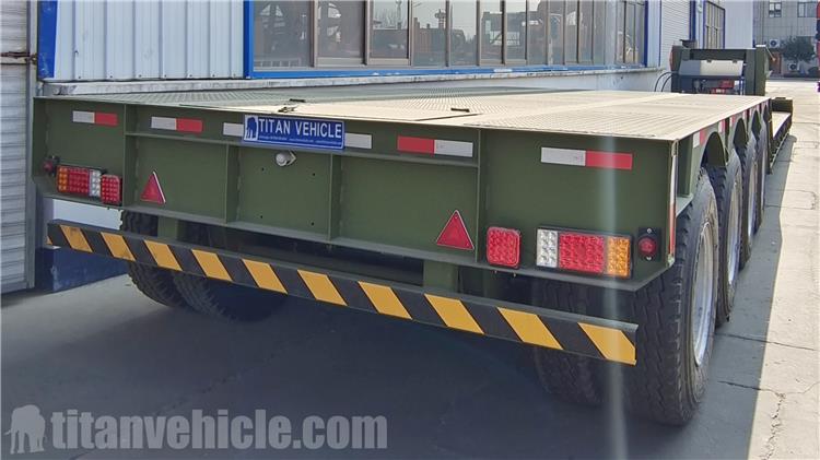4 Axle 100 Ton Removable Gooseneck Trailer for Sale In Malawi