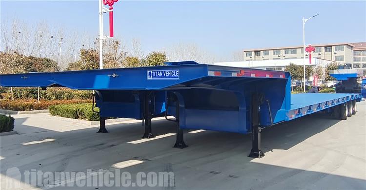 3 Axle 52m Extendable Trailer for Sale in Tanzania