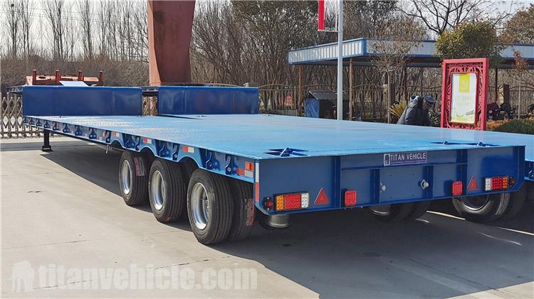 3 Axle 52m Extendable Trailer for Sale in Tanzania