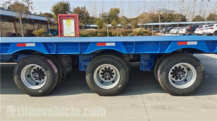 3 Axle 52m Extendable Trailer for Sale in Tanzania