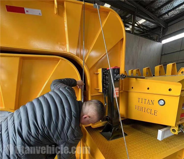 4 Axle 120 Ton Low Loader Trailer for Sale In Indonesia