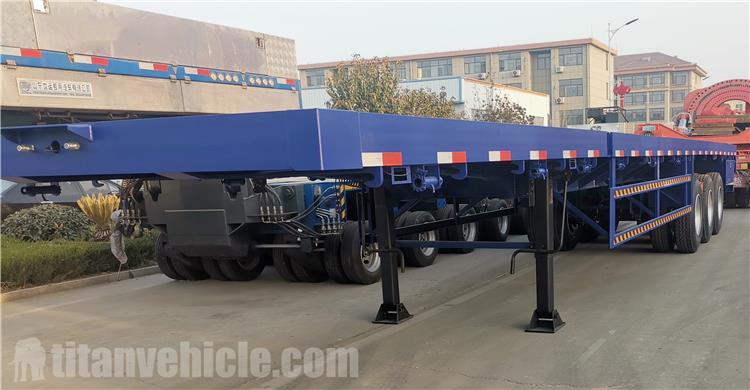 3 Axle Extendable Flatbed Trailer for Sale In Ghana