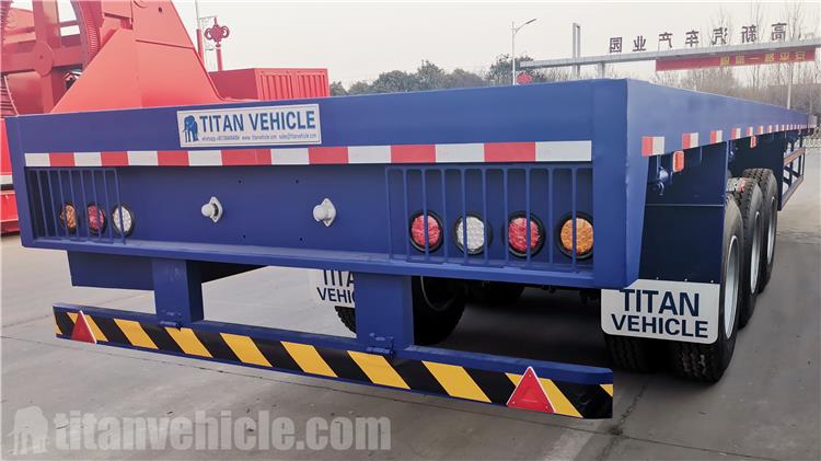 3 Axle Extendable Flatbed Trailer for Sale In Ghana