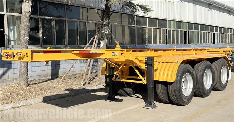 3 Axle 20ft Skeleton Semi Trailer for Sale In Kenya Mombasa
