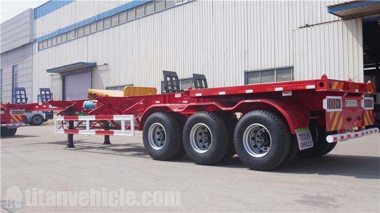 3 Axle 40 ft Skeletal Semi Trailer for Sale In Mauritania