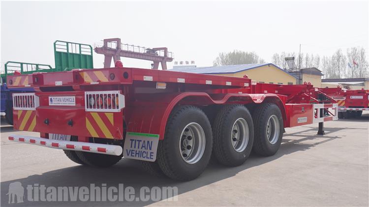 3 Axle 40 ft Skeletal Semi Trailer for Sale In Mauritania