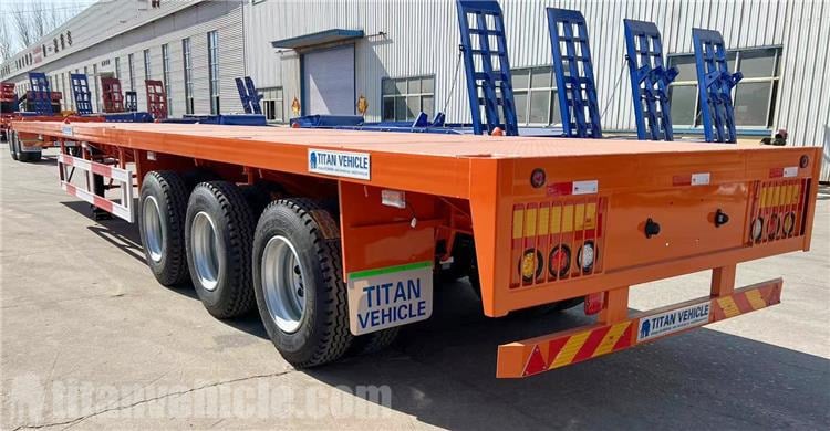 3 Axle Flatbed Semi Trailer for Sale In Ghana