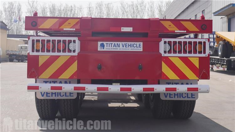 3 Axle 40 ft Skeletal Semi Trailer for Sale In Mauritania