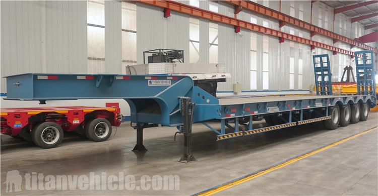 4 Axle Extendable Lowbed Trailer for Sale In Guyana