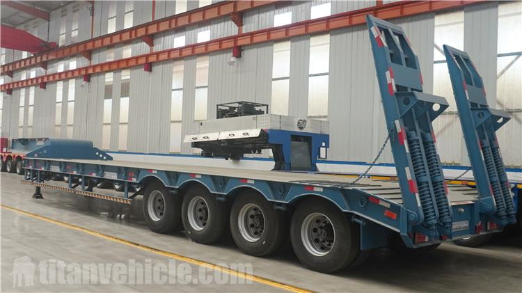 4 Axle Extendable Lowbed Trailer for Sale In Guyana